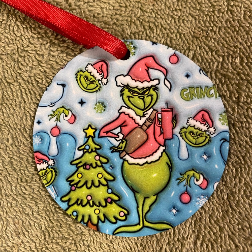 2/$15 SALE! Grinch Christmas Ornament